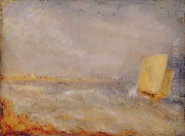 A Sailing Boat off Deal, c.1835 - view 1