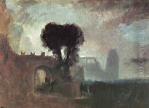 Archway With Trees By The Sea