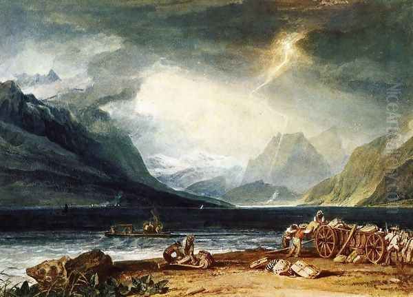 The Lake Of Thun Switzerland - view 1