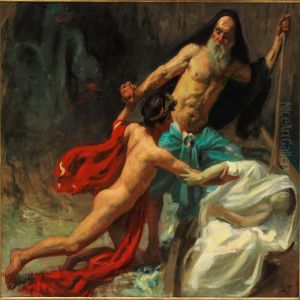 Orpheus Og Eurydike by Laurits Regner Tuxen