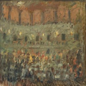 Festen For Drachmann I Raadhushallen by Laurits Regner Tuxen