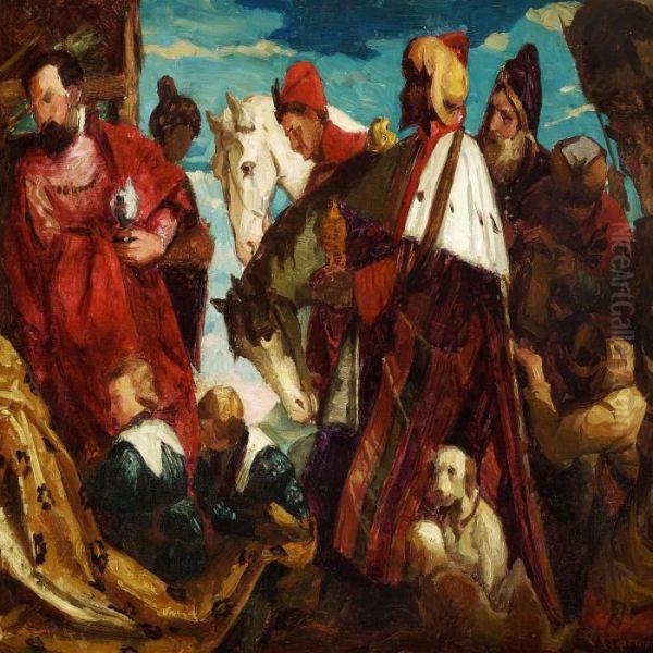 The Adoration Of The Magi, Section - view 1