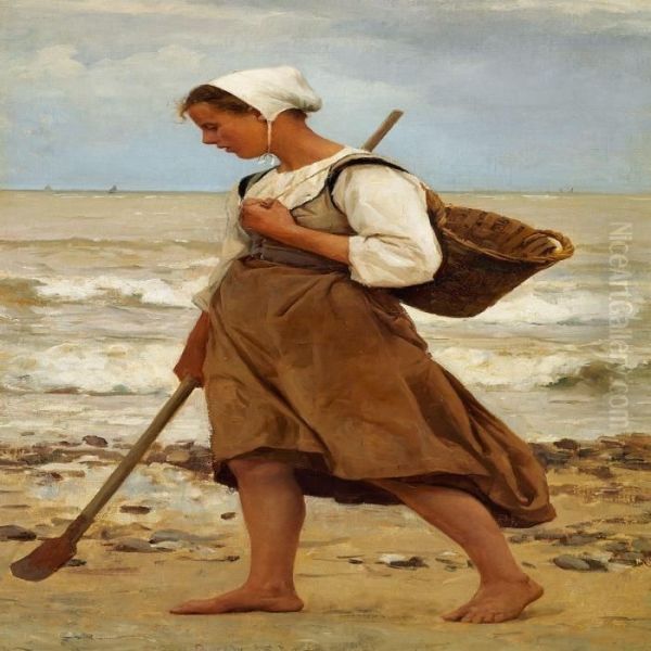 A Fisherman'sdaughter On The Beach - view 1