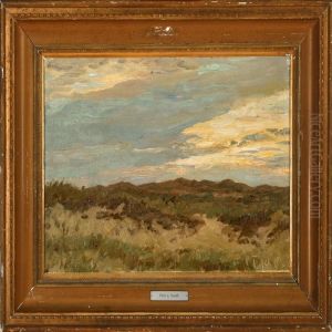 Evening Landscape Atskagen, Denmark by Laurits Regner Tuxen