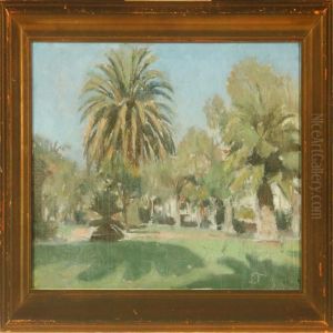Park Scenery Fromcalifornia by Laurits Regner Tuxen
