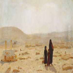 Ved Kaliffernes Grave by Laurits Regner Tuxen