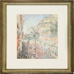Street Scene From Madrid