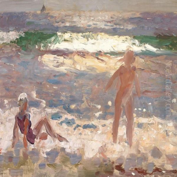Two Bathers At Skagenbeach - view 1
