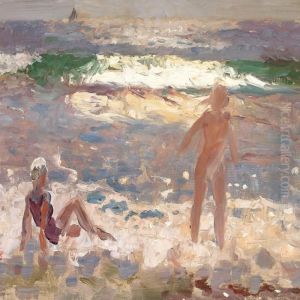 Two Bathers At Skagenbeach
