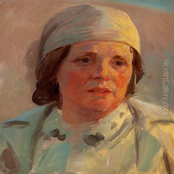 The Artist's Wife,frederikke Tuxen - view 1