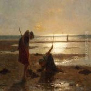 Evening In Brittany by Laurits Regner Tuxen