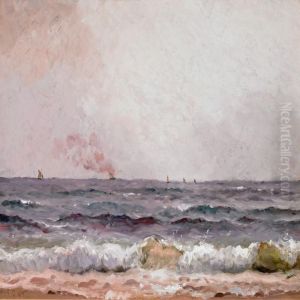 Along The Coast At Skagen by Laurits Regner Tuxen