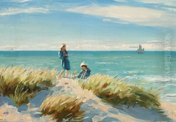 Summer Girls On The Beach In Hojen, Gl. Skagen - view 1