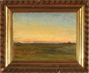 Sunrise By The Moor In Jylland Province, Denmark