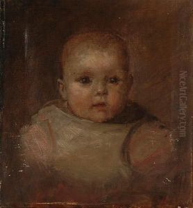 Portrait Study Of A Baby