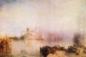 Dogana and Santa Maria della Salute, Venedig by Joseph Mallord William Turner