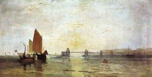 The Chain Pier, Brighton by Joseph Mallord William Turner