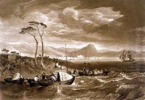 Inverary Castle and Town, from the Liber Studiorum, engraved by Charles Turner, 1816 by Joseph Mallord William Turner
