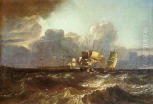 Ships Bearing Up for Anchorage (or The Egremont sea Piece) by Joseph Mallord William Turner