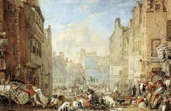 Heriot's Hospital, Edinburgh c. 1819 - view 1