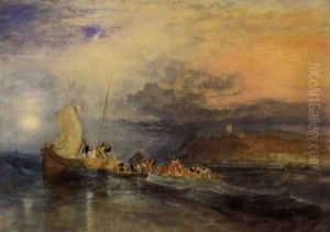 Folkestone From The Sea by Joseph Mallord William Turner