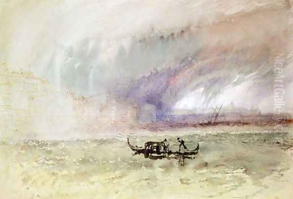 A Storm on the Lagoon, Venice - view 1