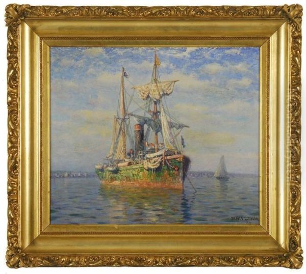 Ship At Anchor - view 1