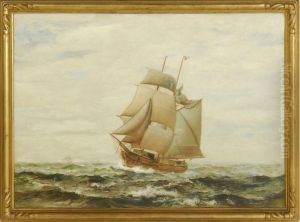 A Ship At Sea by James Gale Tyler
