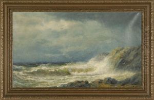 Rocky Coastal Scene by James Gale Tyler