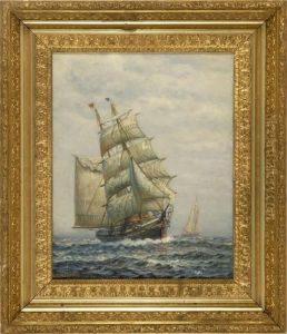 Ship At Sea by James Gale Tyler