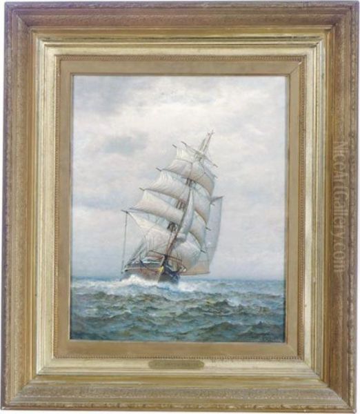 A Ship In Rough Seas - view 1