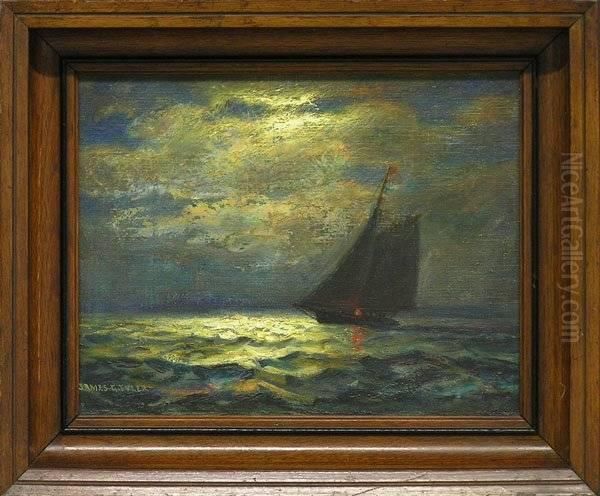 Ship In Moonlight - view 1