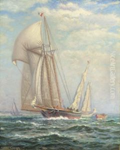 Yachts Racing by James Gale Tyler