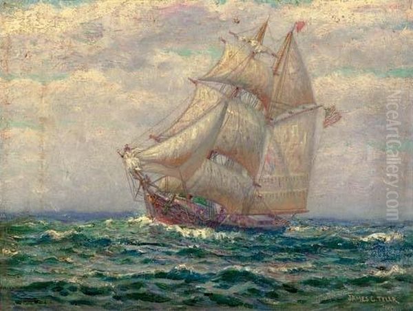 An American Fishing Schooner - view 1