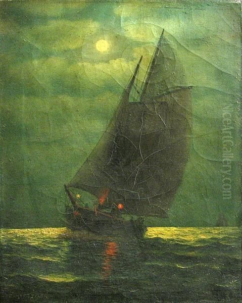 Moonlit Ship - view 1
