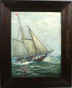 A Ship At Sea by James Gale Tyler