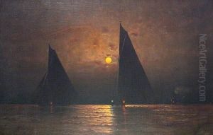 Moonlight On The Water by James Gale Tyler