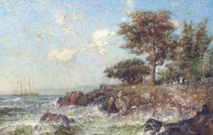 Indian Summer At Newport Beach by James Gale Tyler
