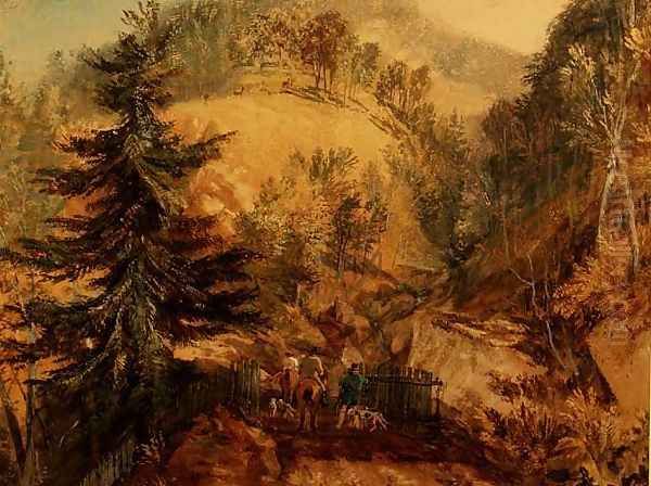 The Chevin, Otley, c.1818 - view 1