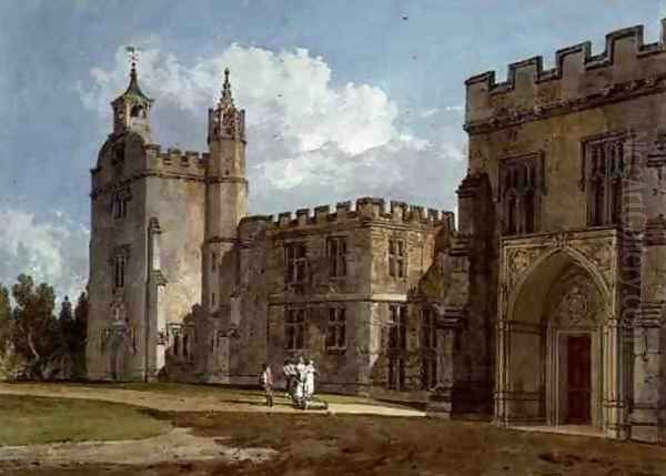 The Bishops Palace, Salisbury, c.1795 - view 1