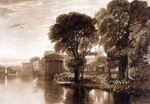 Isleworth, from the Liber Studiorum, engraved by Henry Dawe, 1819