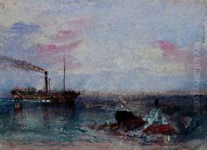 Seascape with a Boat
