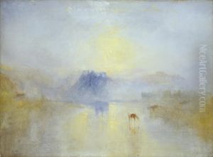 Dawn in Norham Castle