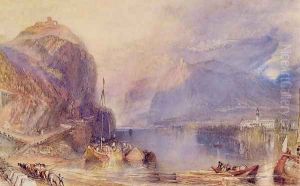 The Drachenfels, Germany, c.1823-24
