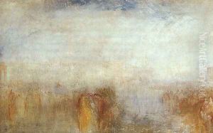 Venetian Festival 1845 by Joseph Mallord William Turner