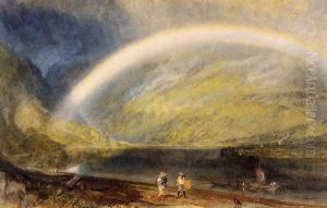 Rainbow (or A View on the Rhine from Dunkholder Vineyard, of Osterspey and Feltzen below Bosnart)