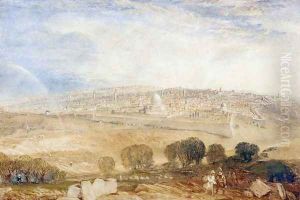 Jerusalem from the Mount of Olives, c.1835 by Joseph Mallord William Turner