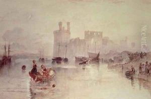 Caernarvon Castle 2 by Joseph Mallord William Turner
