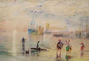 Flint Castle, c.1834 by Joseph Mallord William Turner