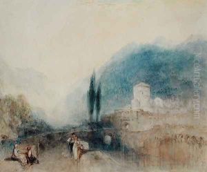Bellinzona, 1842 by Joseph Mallord William Turner